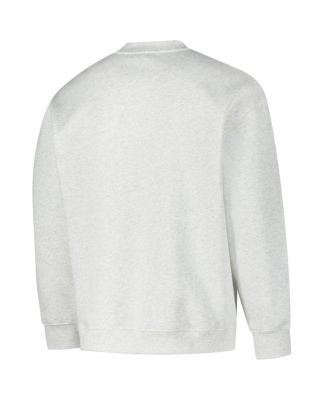 Men's and Women's Ash Michigan State Spartans Vintage Crest Pullover Sweatshirt