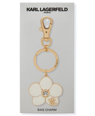 Orchid Charm Bag Keychain