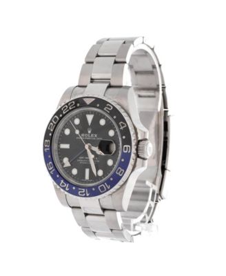 Oyster Perpetual Date GMT-Master II Batman Automatic Watch in Stainless Steel and Cerachrom 40mm