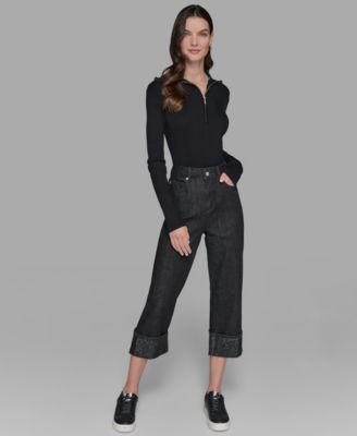 Women's Crystal Cuff Jeans