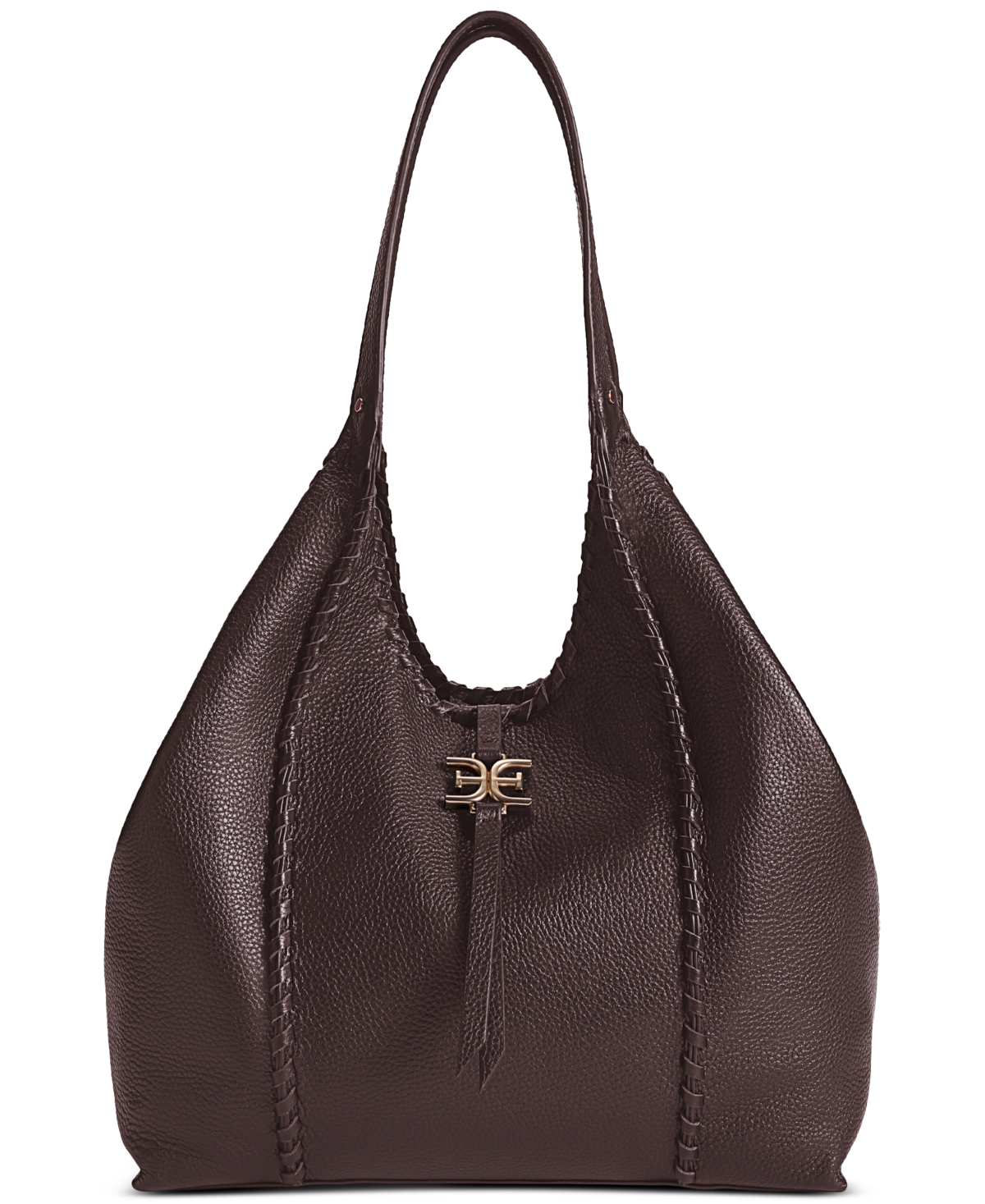 Sam Edelman Slyvia Extra-large Hobo Bag In Brown