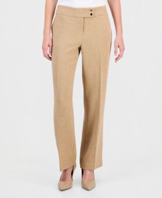 Women's High Rise Wide-Leg Pants, Regular & Petite