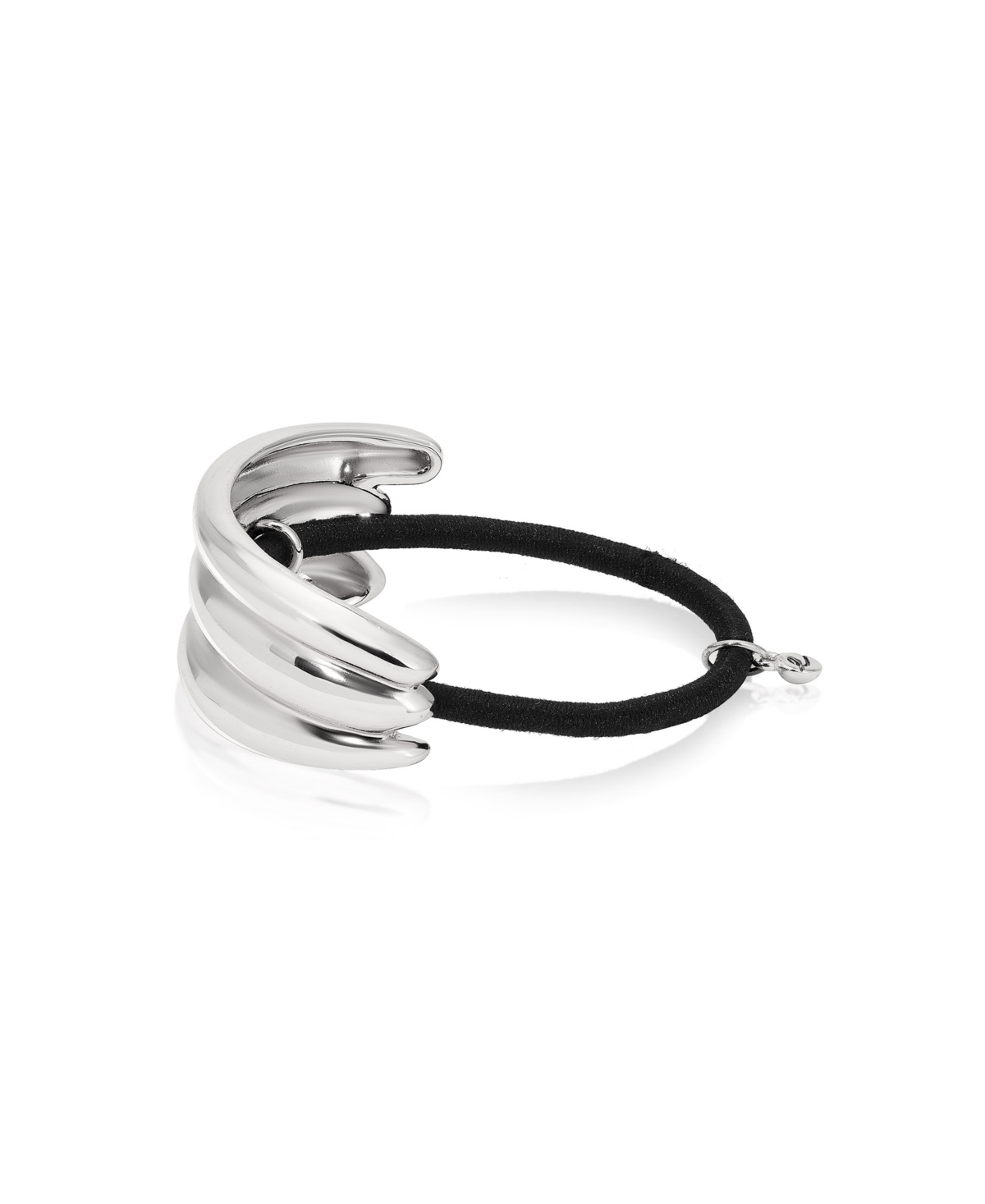 Ettika Modern Rows Hair Tie In Metallic