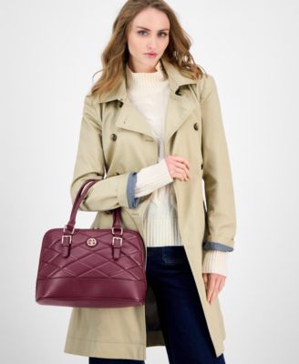 Medium Quilted Dome Satchel, Exclusively at Macy's 