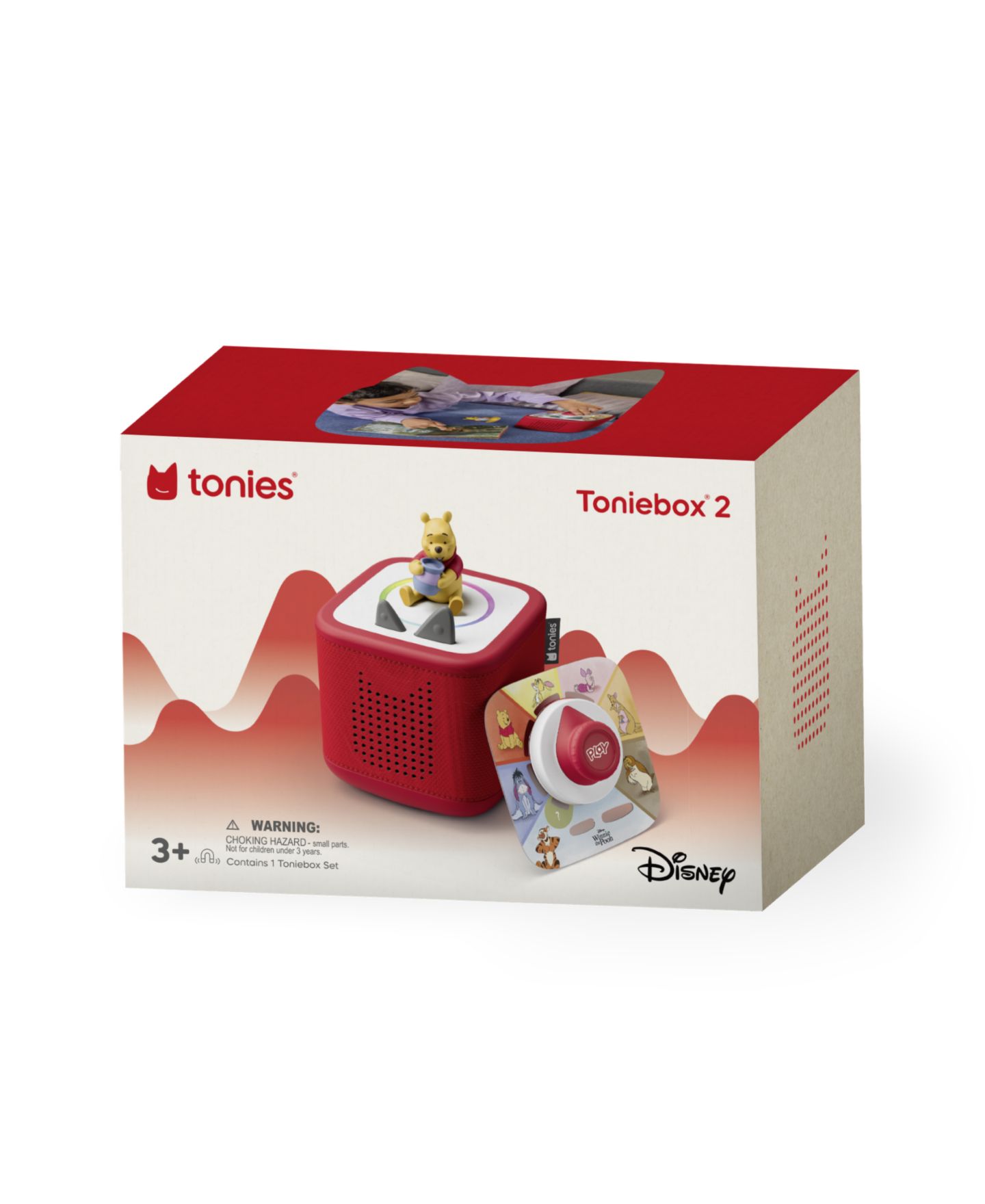 Детская игрушка Tonies Toniebox 2 Play Set Winnie the Pooh- Sunset Red — фото 2