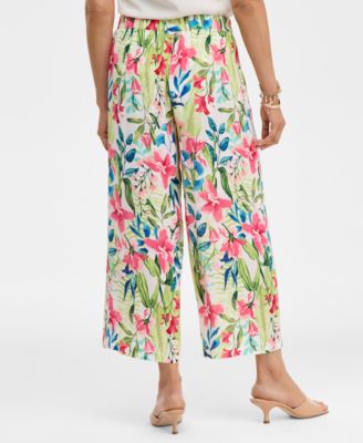 Women's Printed Pull-On Pants, Macy's Exclusive