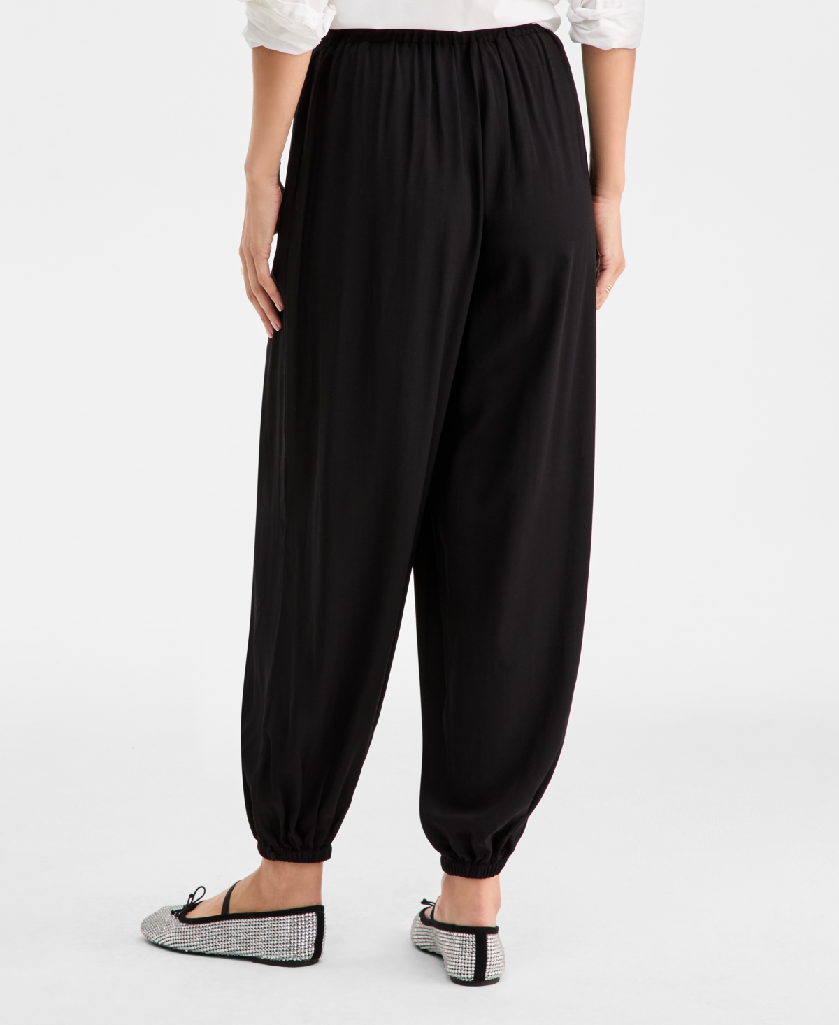 On 34th Women's Pull-on Balloon Pants, Macy's Exclusive In Black