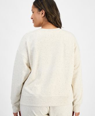 Plus Size Fleece Crewneck Sweatshirt