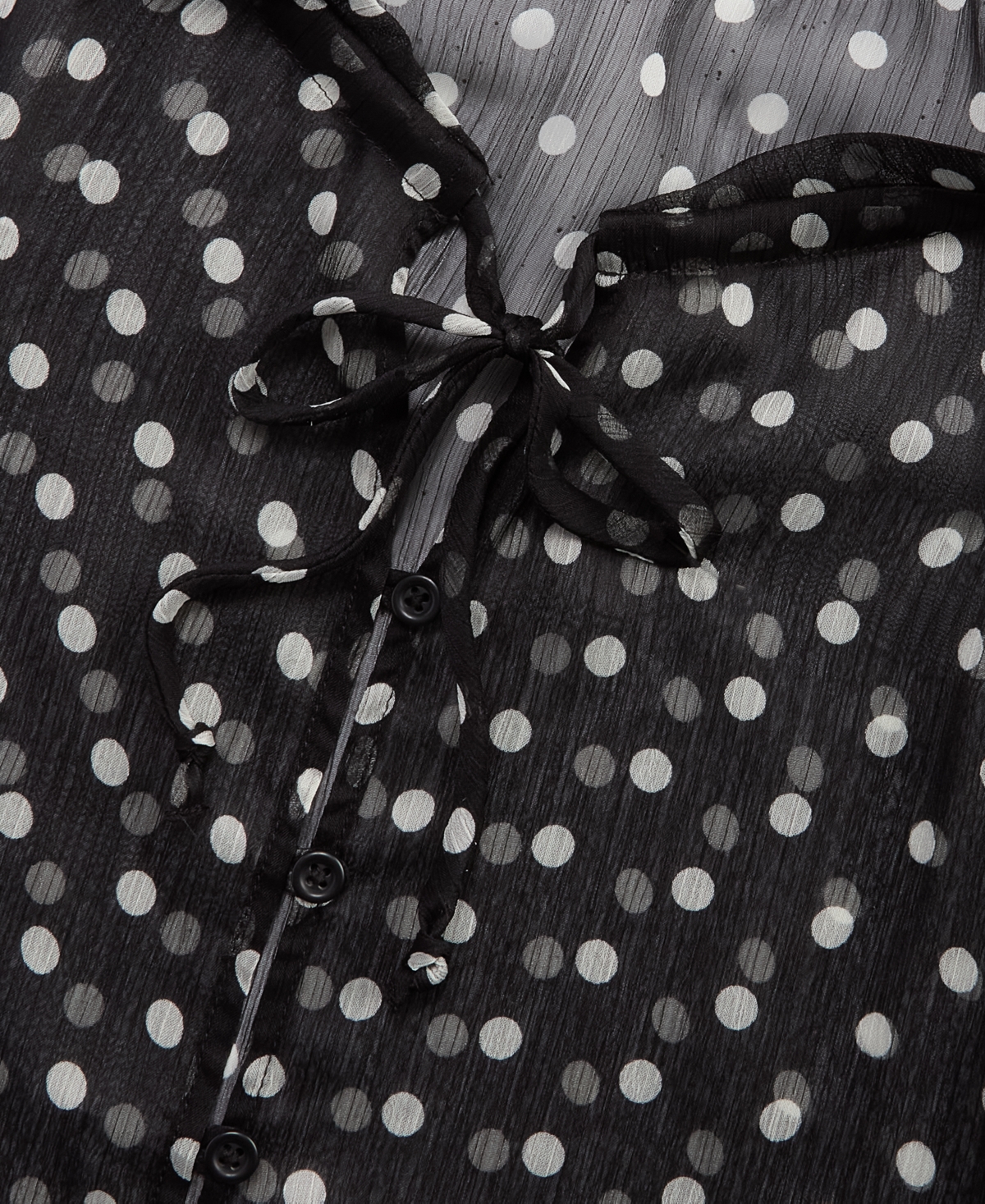 On 34th Women's Blouson-Sleeve Split-Neck Button-Front Blouse, Macy's Exclusive