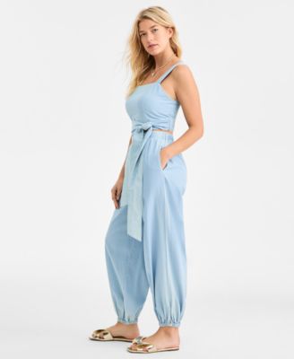 Women's Cotton Pull-On Balloon Pants, Macy's Exclusive