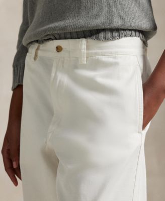 Women's Cotton Chino Straight-Leg Pants