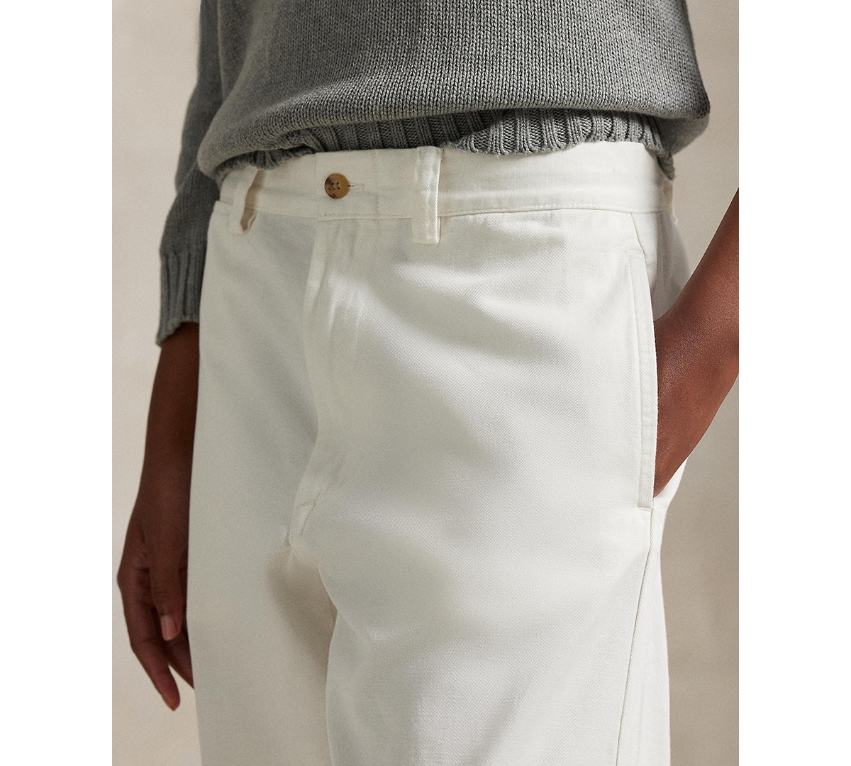 Polo Ralph Lauren Women's Cotton Chino Straight-Leg Pants