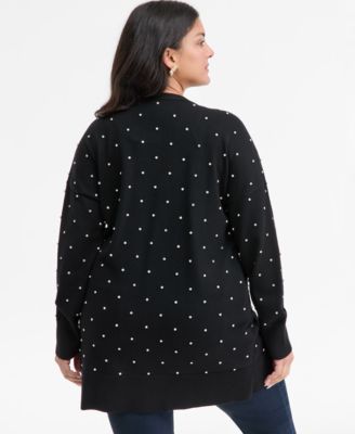Plus Size Embellished Cardigan, Macy's Exclusive 