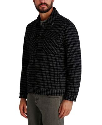 Men's Textured Shirt Jacket