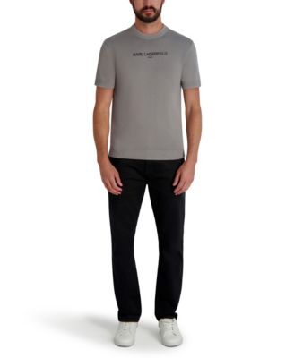 Men's Short Sleeve Sweater T-Shirt