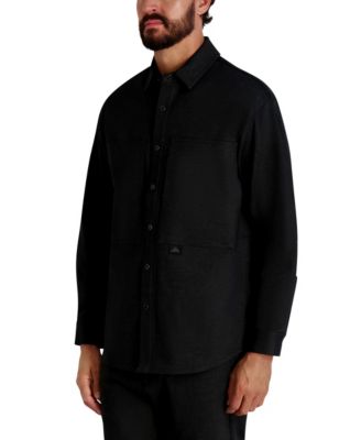 Men's Houndstooth Pattern Utility Jacket