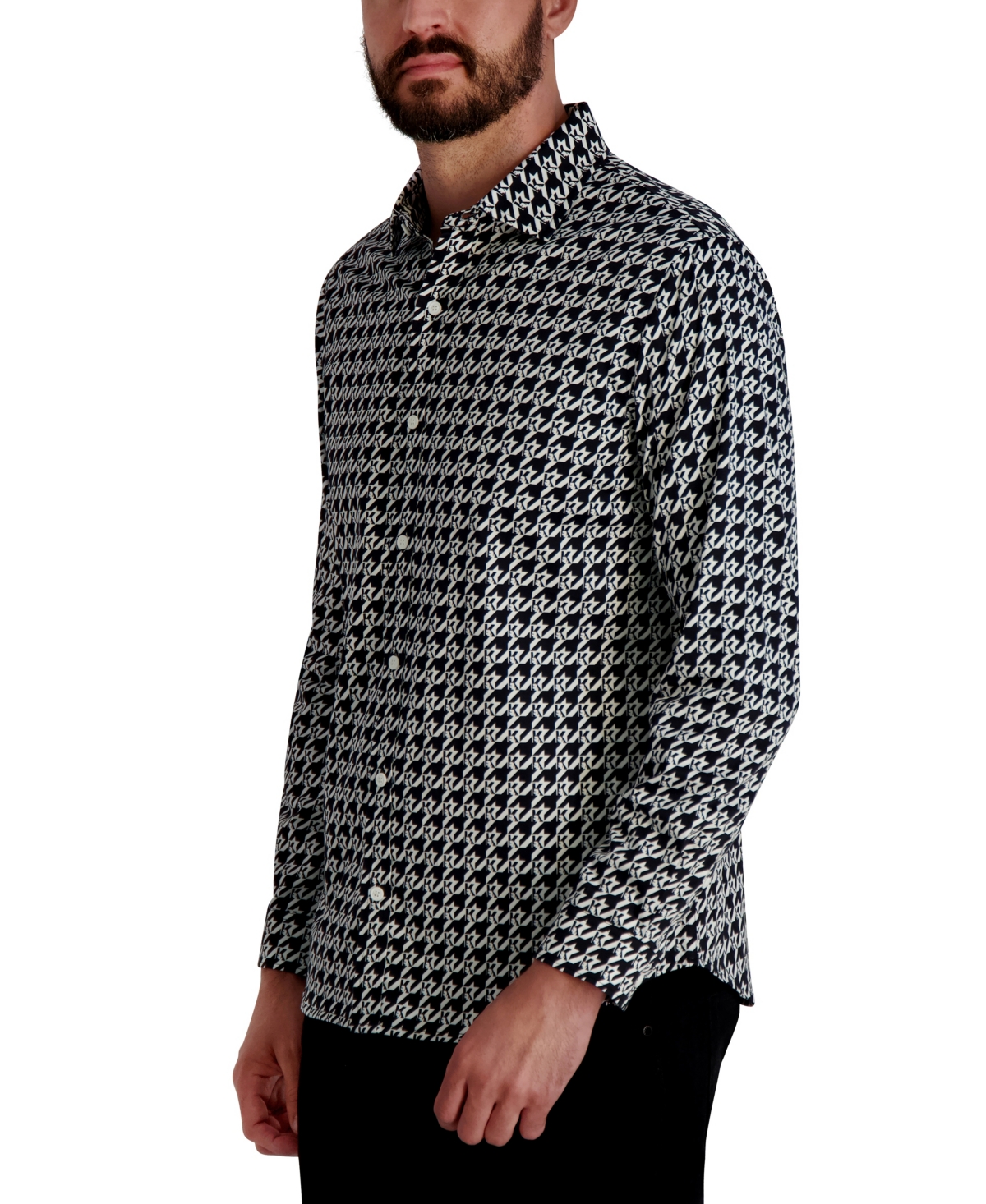 Karl Lagerfeld Paris Men's Long Sleeve Shirt