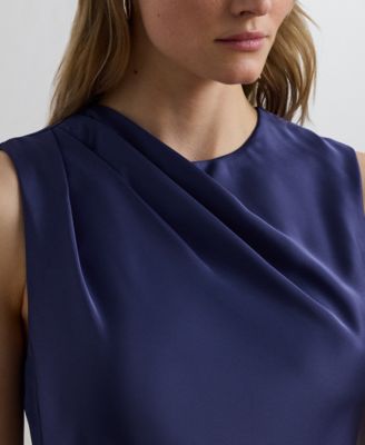 Satin Charmeuse Cocktail Dress