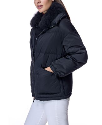 Women's Fur-Trimmed Puffer