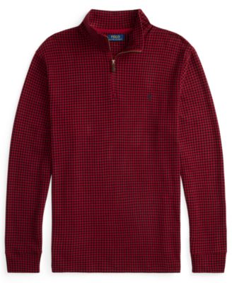 Men's Big & Tall Estate-Rib Quarter-Zip Pullover Sweater