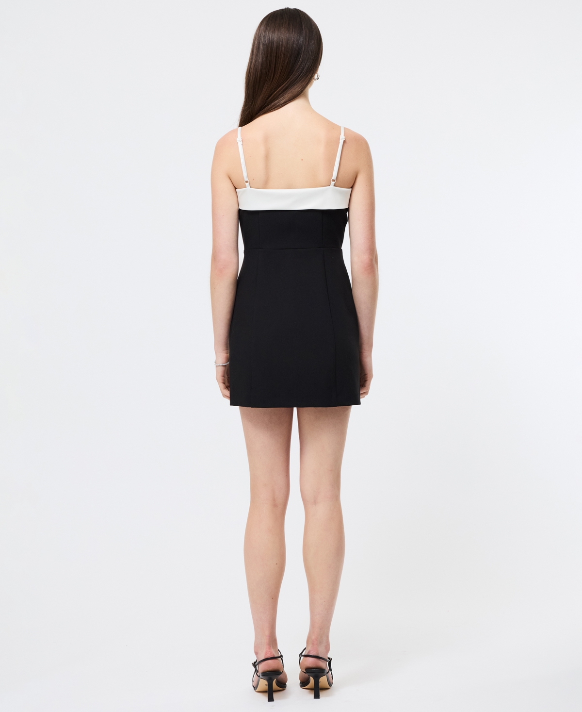 French Connection Women's Azra Twill Sleeveless Mini Dress In Black