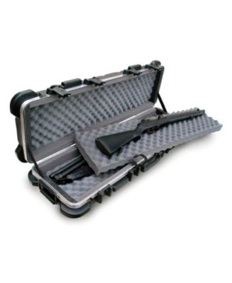 Cases 4009 Hard Exterior Waterproof Short Double Rifle Transport Case, Black