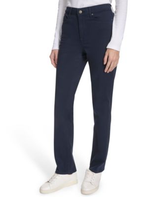 Women's Solid Stretch Full-Length Jeans