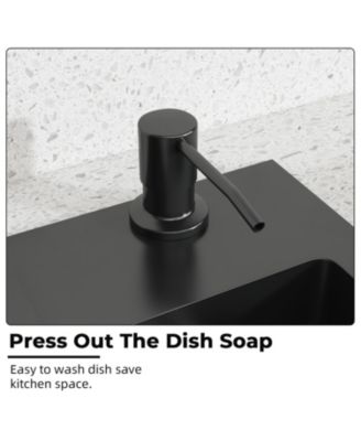 33.2-Inch Drop-in Single Bowl 304 Stainless Steel Kitchen Sink Set