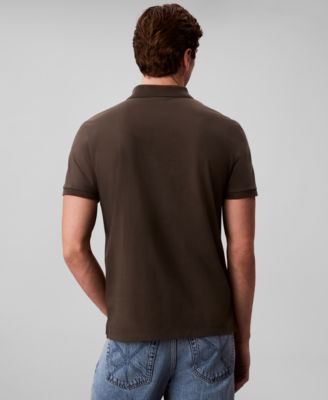 Men's Short Sleeve Solid Polo Shirt