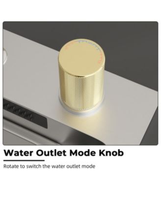 30&amp;#x22; Single Bowl Stainless Steel Drop-In Kitchen Sink with Pull-Down Faucet and Accessories