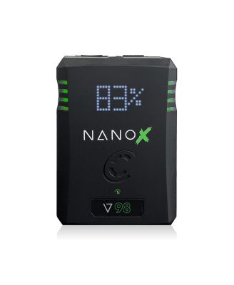 NANOX Micro 98 98Wh 14.8V 6600mAh SMART V-Mount Battery, Bundle with XPD-45 45W Universal USB-C PD Wall Charger