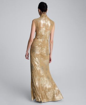 Women's Pleated Maxi Dress