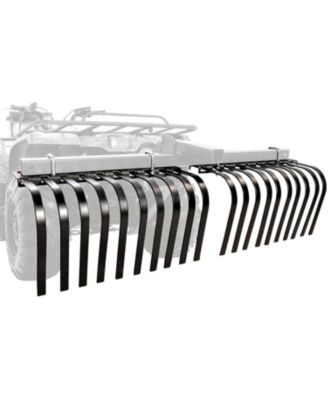 Black Boar ATV/UTV Implement Custom Outside Vehicle Landscape Rake Tool