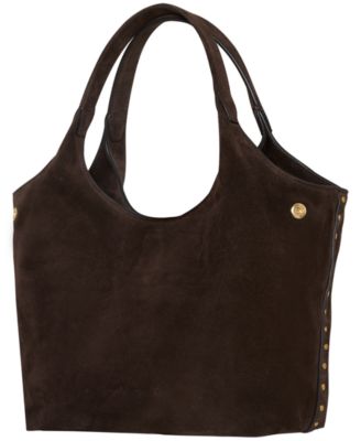Darren Small Suede Carrysome Crossbody Hobo Bag