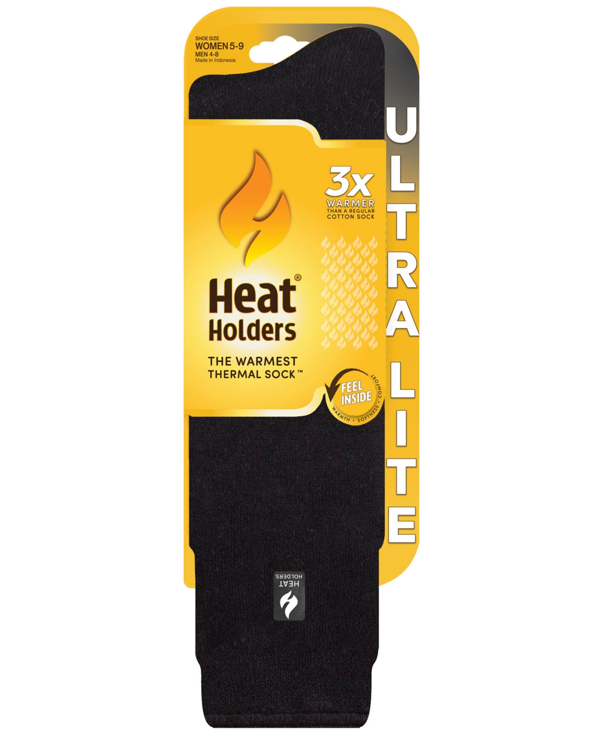 Heat Holders Women's Holly Solid Long Socks In Black