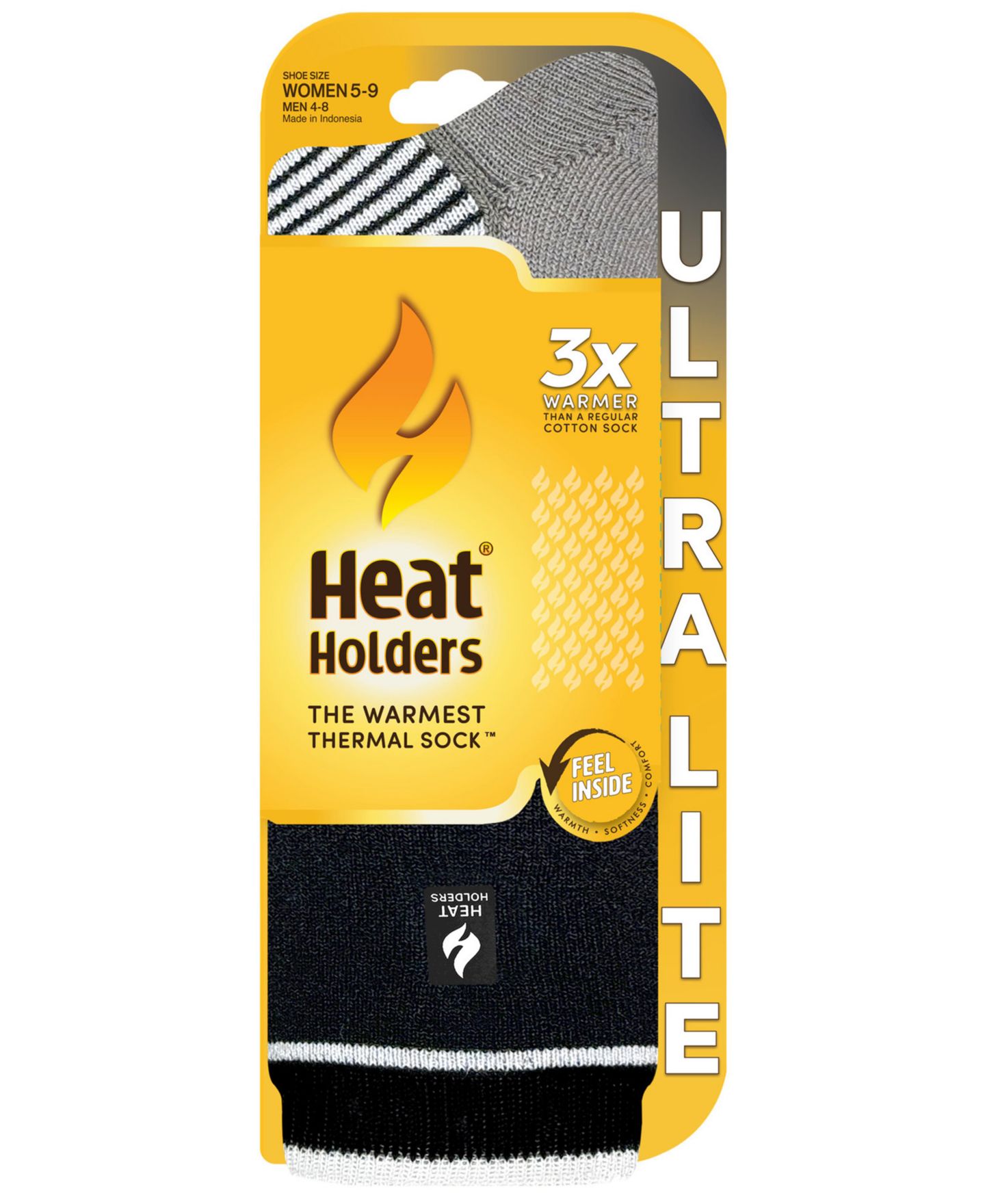 Носки Sport, средней высоты — Heat Holders, цвет: Угольный / Светлый серый — фото 3
