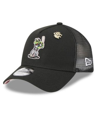New Era - Men's Black Chicago White Sox 2025 Big League Chew A-Frame 9FORTY Adjustable Trucker Hat