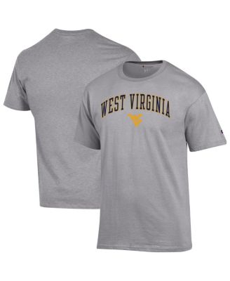 Champion - Men's&nbsp;Heather Gray West Virginia Mountaineers Arched Logo T-Shirt