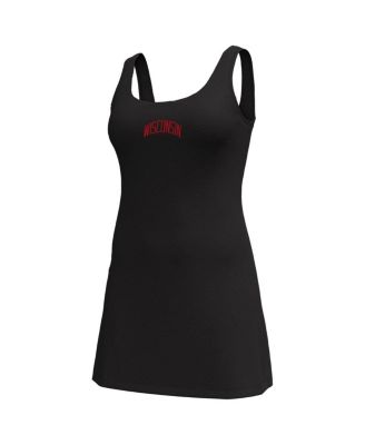 Women's Black Wisconsin Badgers Gameday Motion Active Dress
