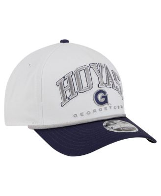 Men's White/Navy Georgetown Hoyas Arch Two-Tone Rope 9FORTY A-Frame M-Crown Adjustable Hat