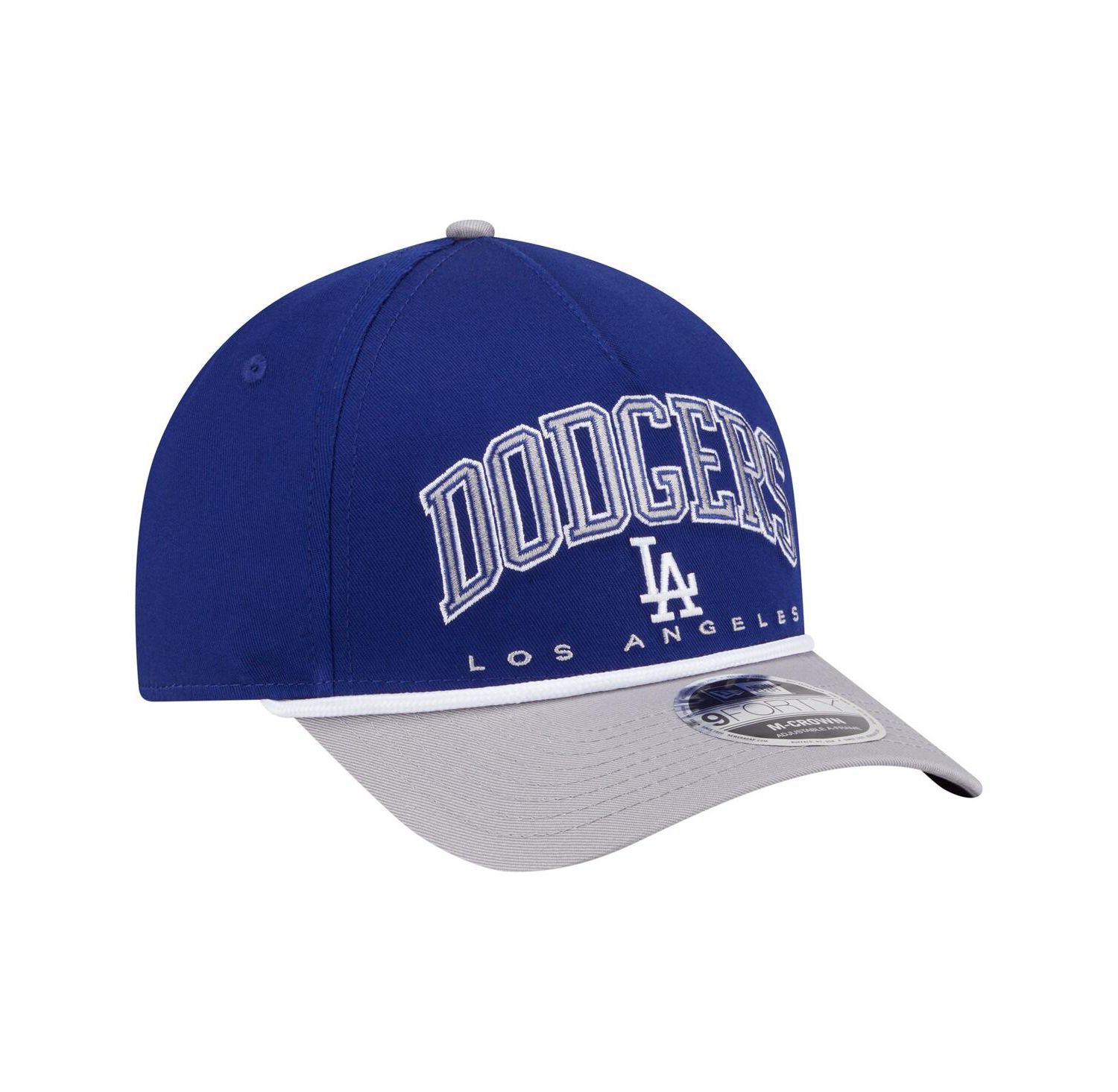 Men's Royal/Gray Los Angeles Dodgers Arch 9FORTY A-Frame M-Crown Adjustable Hat