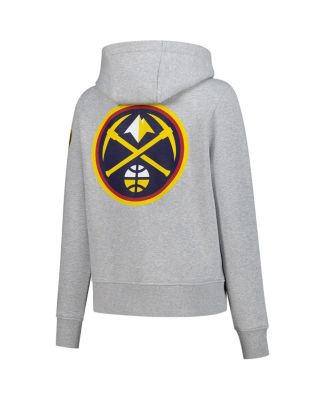 Lol&euml; Women's Gray Denver Nuggets Icon Pullover Hoodie