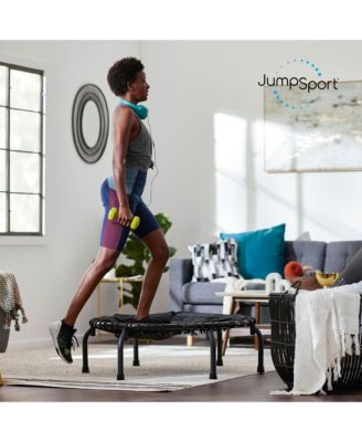 250 Workout Rebounder for Adults, 39" Mini Fitness Trampoline, Black