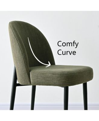  35 Inch MDF Modern 2-Chair  Round Dining Set