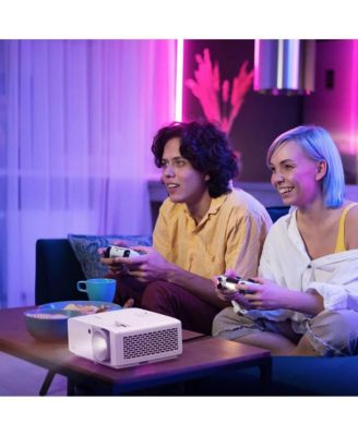 High Brightness 4K UHD HDR Home Theater and Gaming Laser Projector – 3500 Lumens, WiSA Certified, Lights-On Viewing, 240Hz Gaming, 360° Projection