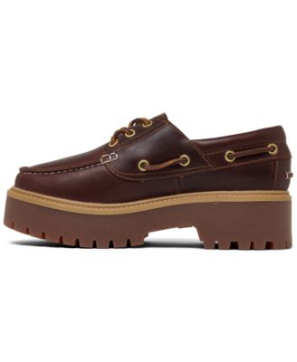 Women's Stone Street Premium Platform Boat Shoes from Finish Line