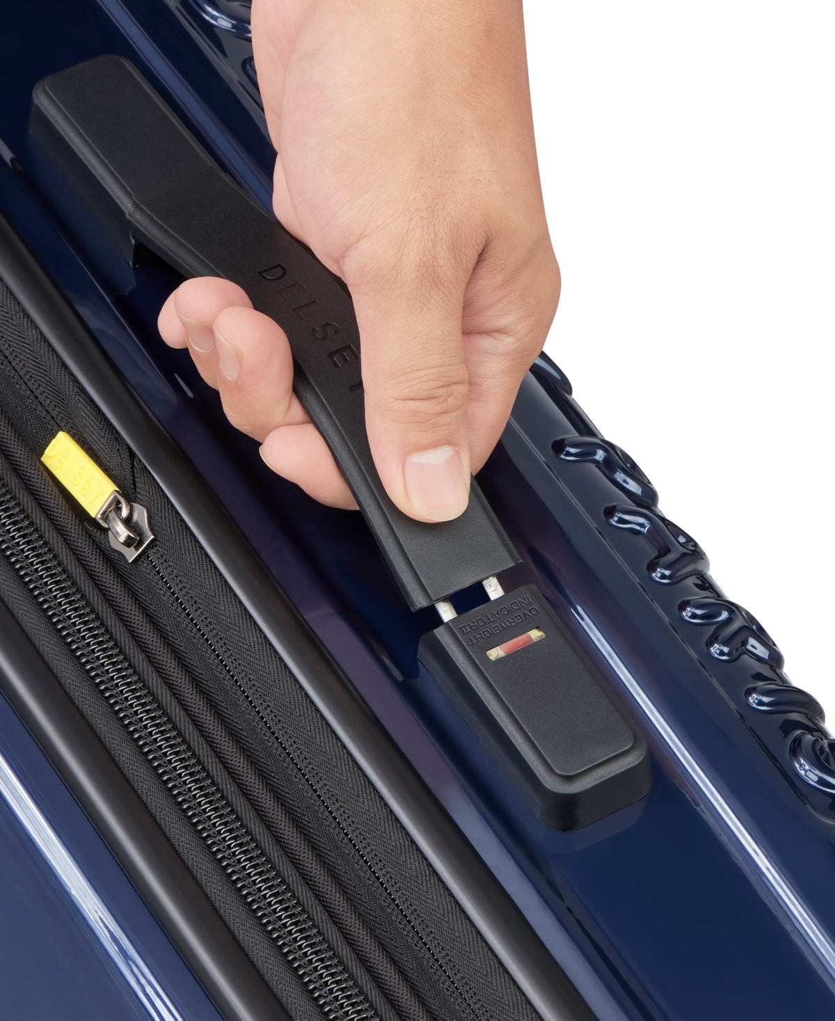 Delsey Paris Shadow 6 25" Check- In Spinner In Blue