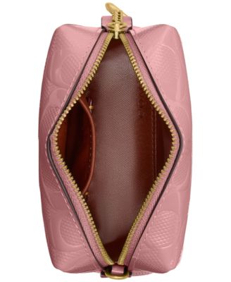 Boxed Essential Mini Patent Signature Cosmetic Pouch