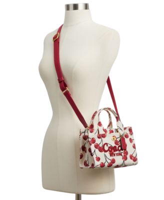 Cargo Mini Cherry Print Canvas Tote Bag 20