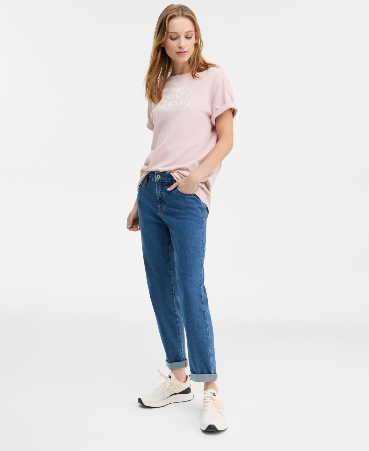 The North Face Women's Evolution Cotton Scatter Logo Tee
